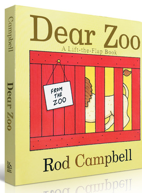 Dear Zoo 亲爱的动物园DearZoo 英文原版有声绘本1-4岁儿童幼儿英语睡前故事纸板翻翻书 吴敏兰绘本