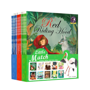 Little Match 小火柴 英文原版绘本30册 儿童英语经典童话故事 Three Little Pigs三只小猪 Red Riding Hood小红帽【小怪兽点读】