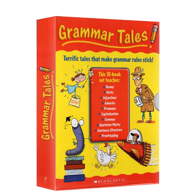 Grammar Tales 学乐语法学习童话故事书10本 Scholastic Readers英文原版绘本 8-12岁小学少儿英语