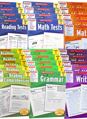 【116元任选4册】Scholastic Success Reading Comprehension Grade 1-5 学乐成功美国小学英语原版教材练习册一二三四五年级CCSS