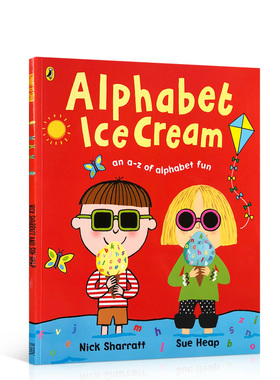 Alphabet Ice Cream a to z fun 英文原版绘本 Icecream冰淇淋 ABC字母书 名家Nick Sharratt 吴敏兰书单