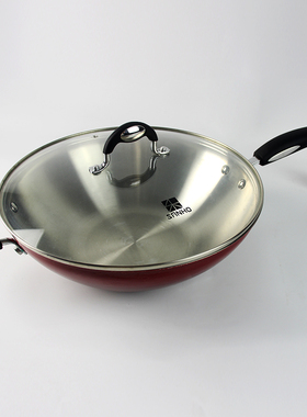 SANHO/三禾CGS3203-3太极聚温珐琅炒锅家用燃气电磁炉炒锅