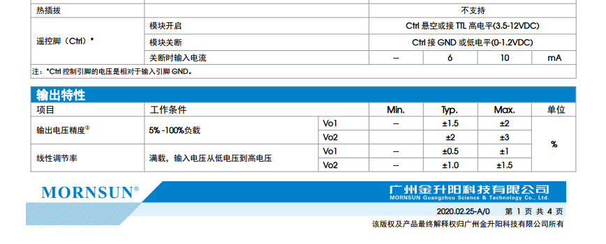 URA2412S-6WR3金升阳DC-DC电源模块9-36V转正负12V250mA 6W可直拍