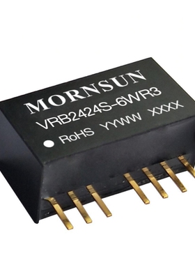VRB2424S-6WR3金升阳DC-DC电源模块18-36V转24V250mA 6W全新原装