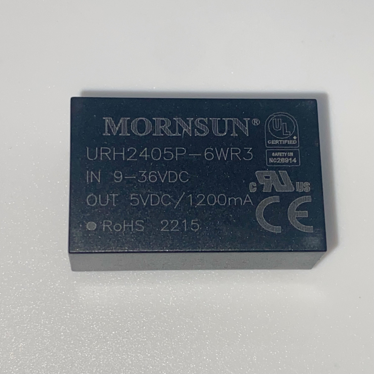 urh2405p-6wr3金升阳dc-dc电源模块24v转5v1.2a隔离电压6kv可直拍