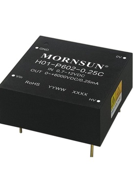 HO1-P602-0.25C金升阳DC-DC电源模块 隔离单路比例可调高压输出