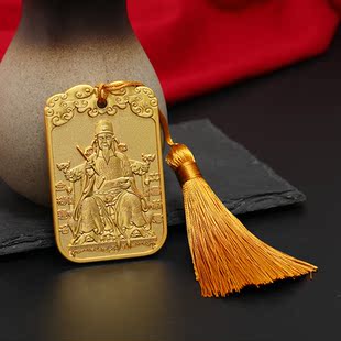 饰品 合金文昌帝君像令牌挂件摆件魁星点斗挂饰中国结送学生礼物