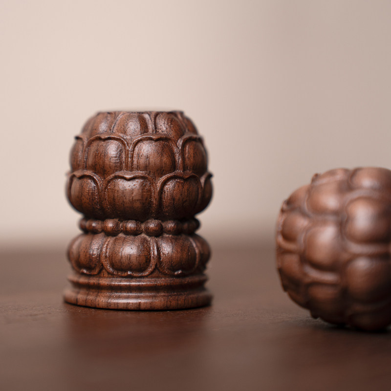 黑胡桃木新中式茶壶盖置高端紫砂壶盖碗盖托木质茶桌茶宠小摆件,餐饮具,茶道/零配,淘宝优惠券,粉丝福利购,淘宝优惠卷