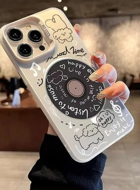 磁吸手机壳promaxiphone16imd彩银磁吸15镜子防摔保护壳苹果全包