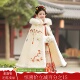 女童披风斗篷汉服宝宝加绒明制外出儿童中国风拜年服超仙古装 冬季
