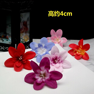 酒店宴席摆盘装饰小花冷菜点缀洋兰花草坝坝宴盘饰拼盘寿司摆件