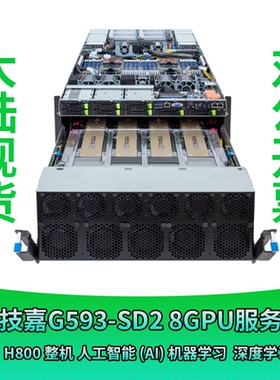 技嘉 Gigabyte H800 GPU显卡AI服务器G593-SD2大模型deepseek整机
