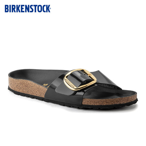 BIRKENSTOCK勃肯漆皮单扣拖鞋