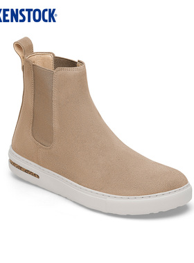 BIRKENSTOCK勃肯德国进口新品女绒面革Bend Chelsea休闲切尔西靴