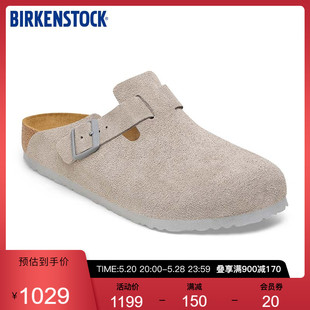 时尚 Boston系列 BIRKENSTOCK勃肯软木拖鞋 平底包头拖鞋 女款