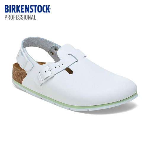 BIRKENSTOCK勃肯牛皮革功能拖鞋