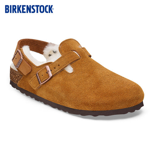 BIRKENSTOCK勃肯绒面保暖毛毛鞋