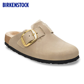 Shearling毛毛鞋 BIRKENSTOCK勃肯德国进口新品 男女涂油皮Boston