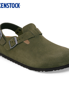 BIRKENSTOCK勃肯德国进口新品男女款牛皮绒面革Tokio包头系踝拖鞋