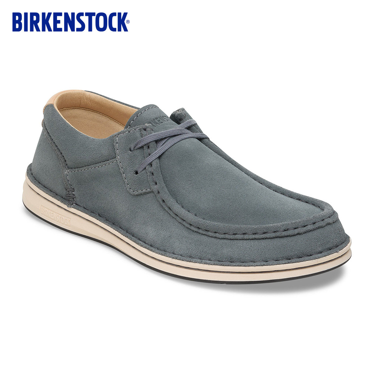 BIRKENSTOCK勃肯德国进口男女绒面革时尚Pasadena低帮系带休闲鞋