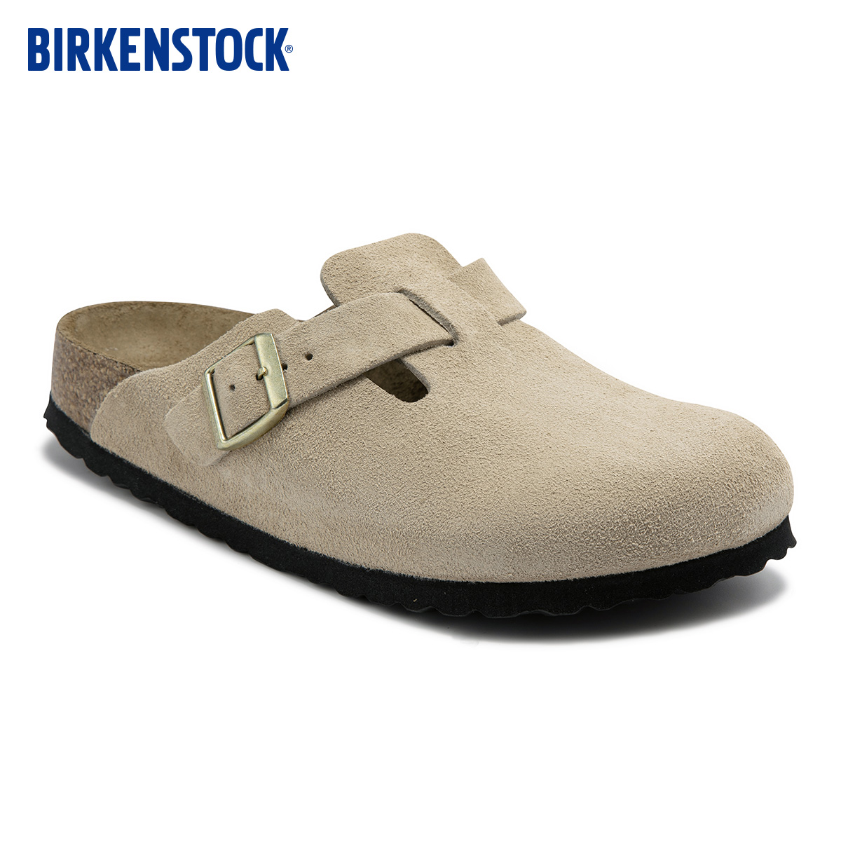 BIRKENSTOCK绒面革包头拖鞋