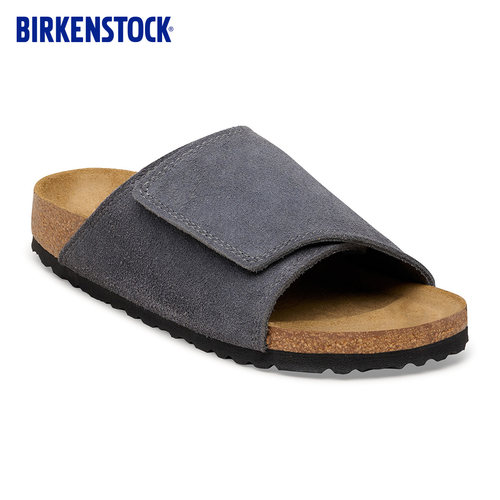 BIRKENSTOCK勃肯绒面革单带拖鞋
