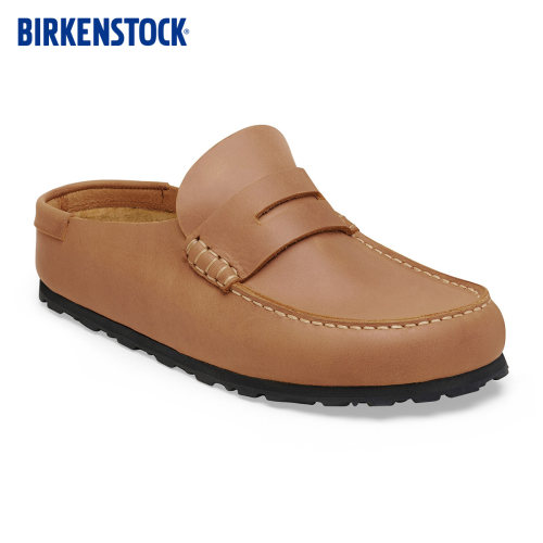 BIRKENSTOCK勃肯涂油皮包头拖鞋