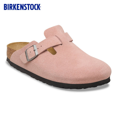 BIRKENSTOCK勃肯绒面革包头拖鞋