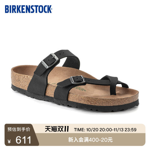 BIRKENSTOCK勃肯软木夹趾拖鞋