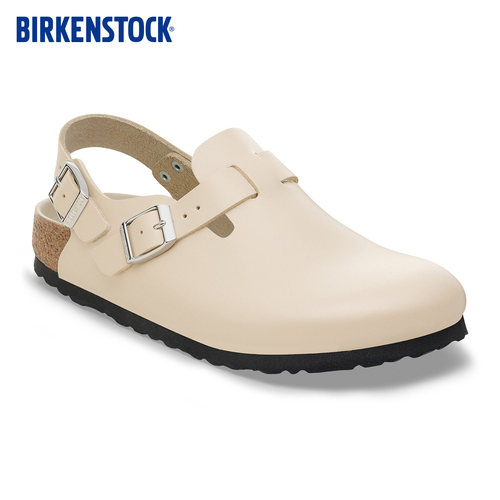 BIRKENSTOCK勃肯牛皮革包头拖鞋