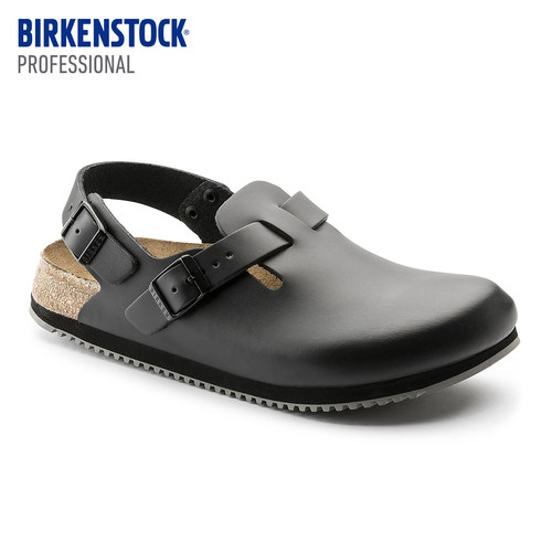 BIRKENSTOCK勃肯牛皮革功能拖鞋