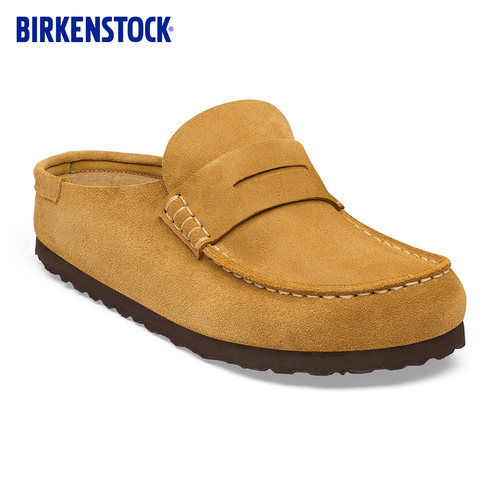 BIRKENSTOCK勃肯绒面革包头拖鞋