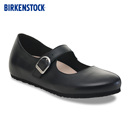 BIRKENSTOCK勃肯德国进口女款牛皮革软木Santa Clarita玛丽珍单鞋