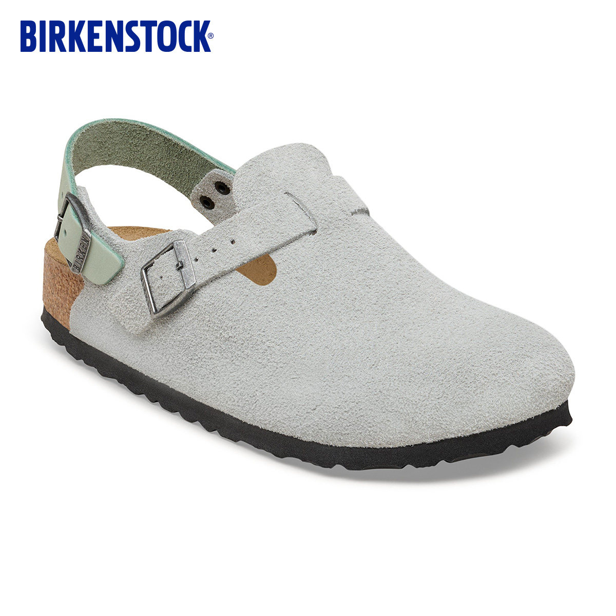 BIRKENSTOCK勃肯德国进口新品男女款牛皮绒面革Tokio包头系踝拖鞋