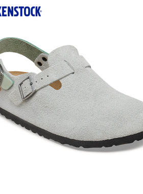 BIRKENSTOCK勃肯德国进口新品男女款牛皮绒面革Tokio包头系踝拖鞋
