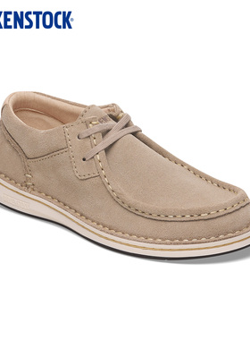 BIRKENSTOCK勃肯德国进口新品男女绒面革Pasadena低帮系带休闲鞋