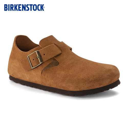BIRKENSTOCK勃肯绒面低帮休闲鞋