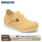 BIRKENSTOCK勃肯德国进口男女款 牛皮绒面革软木London低帮休闲鞋