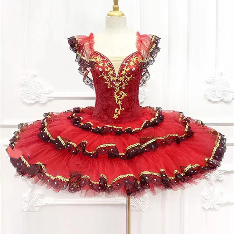 儿童艾斯米拉达芭蕾舞演出服TUTU裙女童芭蕾舞蓬蓬裙纱裙表演服
