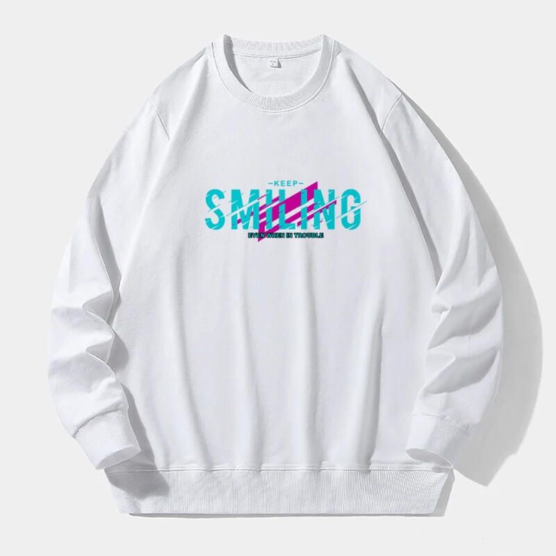 5038*圆领卫衣男冬季潮牌ins港风小众情侣无帽长袖t恤宽松春秋，男装卫衣，星座414A（原B215）