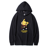 W104P40春秋款潮流男卫衣套装皮卡丘卡通宽松衣服秋冬款连帽外套，男装卫衣，星座414A（原B215）