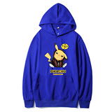 W104P40春秋款潮流男卫衣套装皮卡丘卡通宽松衣服秋冬款连帽外套，男装卫衣，星座414A（原B215）