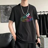 短袖t恤男夏季2021新款潮流上衣宽松半袖网红潮牌ins大码衣服P20，男装T恤，星座414A（原B215）