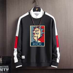 Y116*P30rickandmorty联名卫衣男潮牌潮流瑞克和莫蒂上衣秋季外套图片