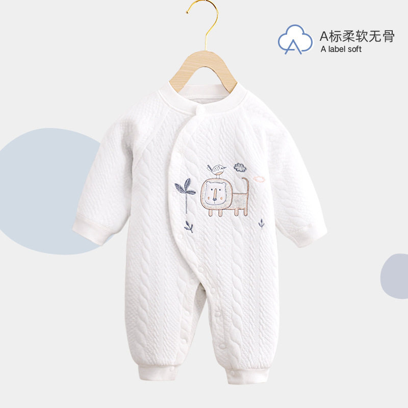 新生婴儿保暖连身衣宝宝夹棉爬服初生和尚服无骨哈衣简约贴身纯棉,女装/女士精品,连体衣/裤,淘宝优惠券,粉丝福利购,淘宝优惠卷