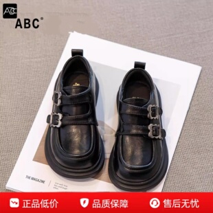ABC女童鞋软底公主鞋2026春秋季新款儿童鞋女孩英伦乐福单鞋防滑