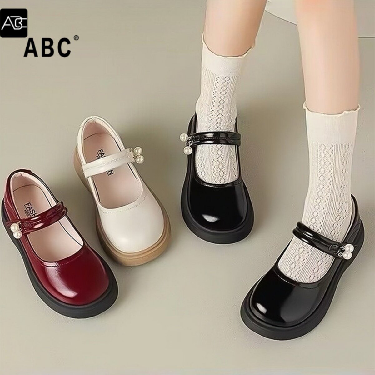 ABC女童玛丽珍公主鞋秋新款图片