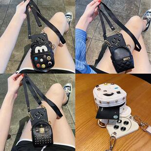 适用oppoA3 5G手机壳a3可斜跨PKA110零钱包高级感网红爆款插卡包背包式背带款小众挂脖子女全包边网红新款潮