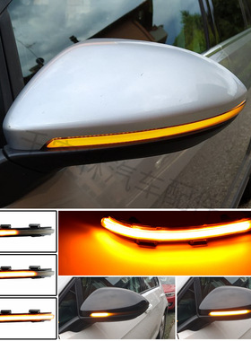 适用于大众高尔夫7 7.5 GTI GTD Sportsvan 途安后视镜流水转向灯