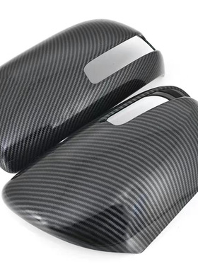 适用于07-13款丰田Noah Voxy Esqui NAV1黑色碳纤维带转向灯镜盖